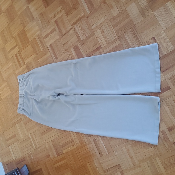 Abercrombie & Fitch Beige Wide Leg High Rise Pants - Picture 10 of 16